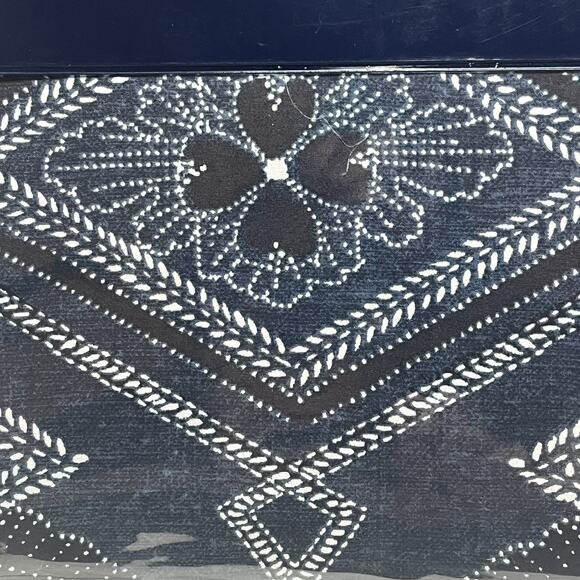 Ralph Lauren Francois FULL/QUEEN Navy Pattern Duvet Cover ~ New - Picture 7 of 10